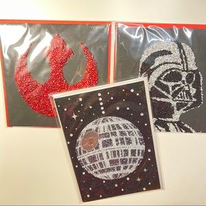 🌟final markdown🌟 Set of three Star Wars birthday cards